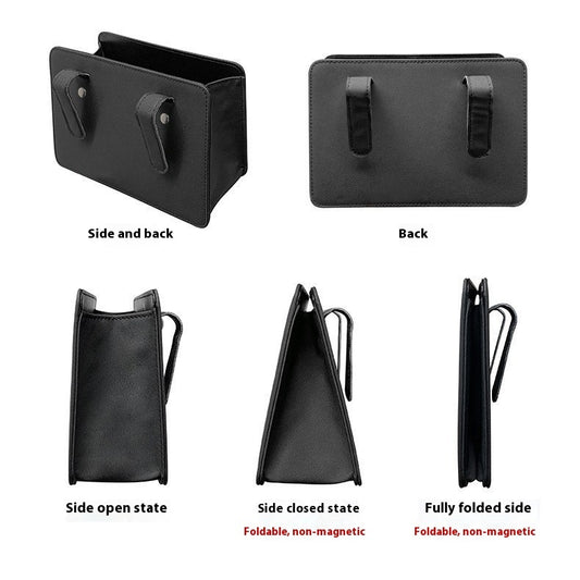 Car Door Hanging Leather Trash Container