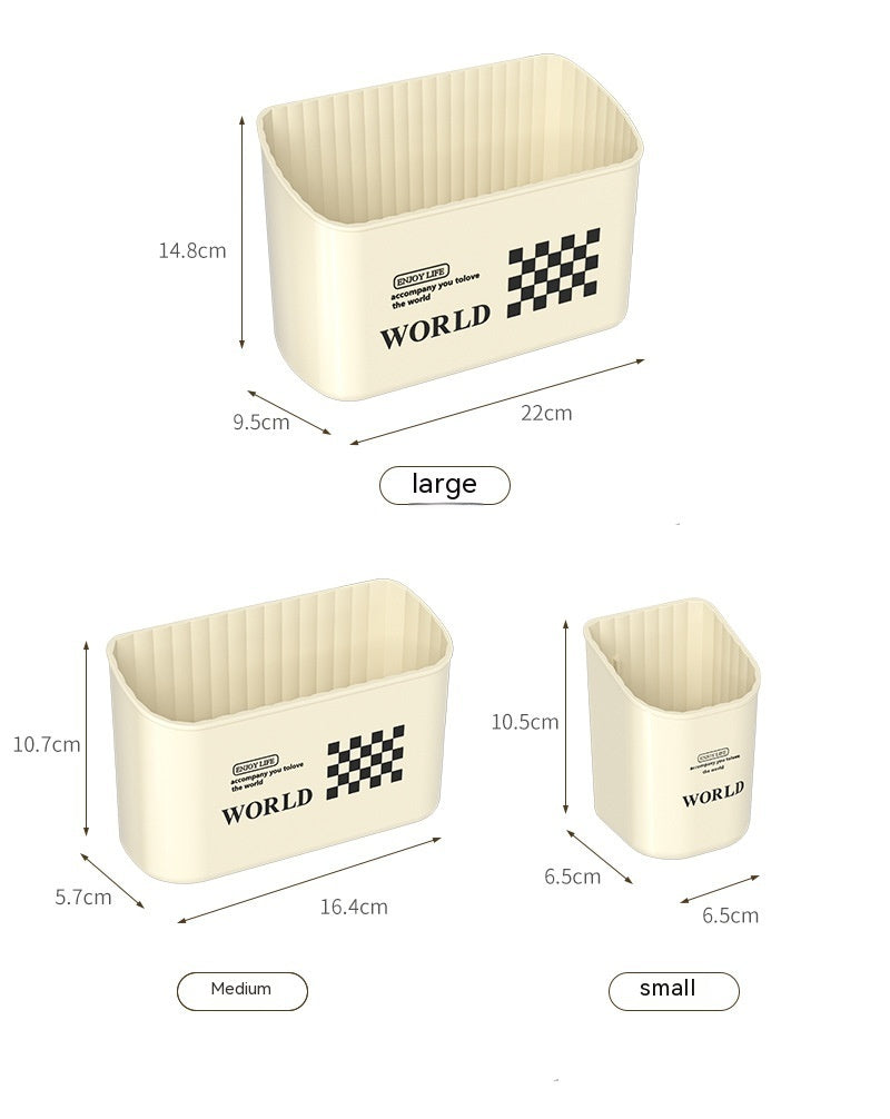Magnetic Refrigerator Side Wall Hanging Storage Box – Cream Style Organizer