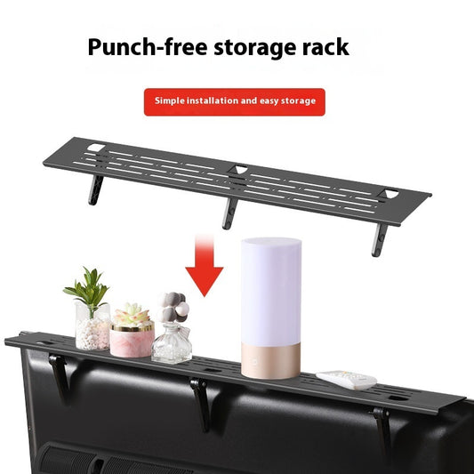 Monitor Top Punch-free Router Storage Box Bracket