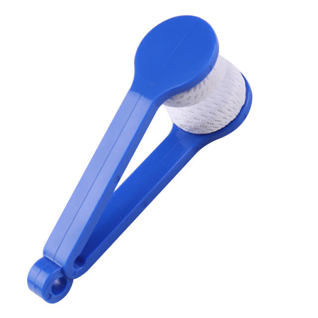 Portable Microfiber Glasses Cleaning Brush