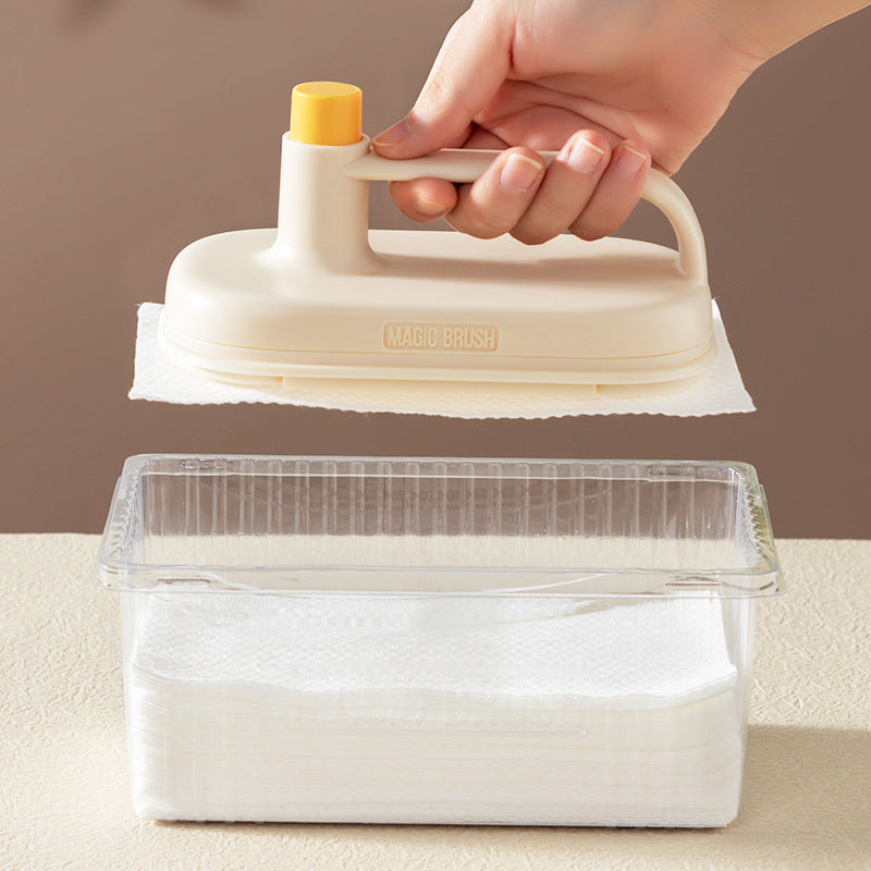 Kitchen Bathroom Toilet Cleaning Magic Brush – Glass, Wall, Bath, and Ceramic Slot Cleaning Gadget