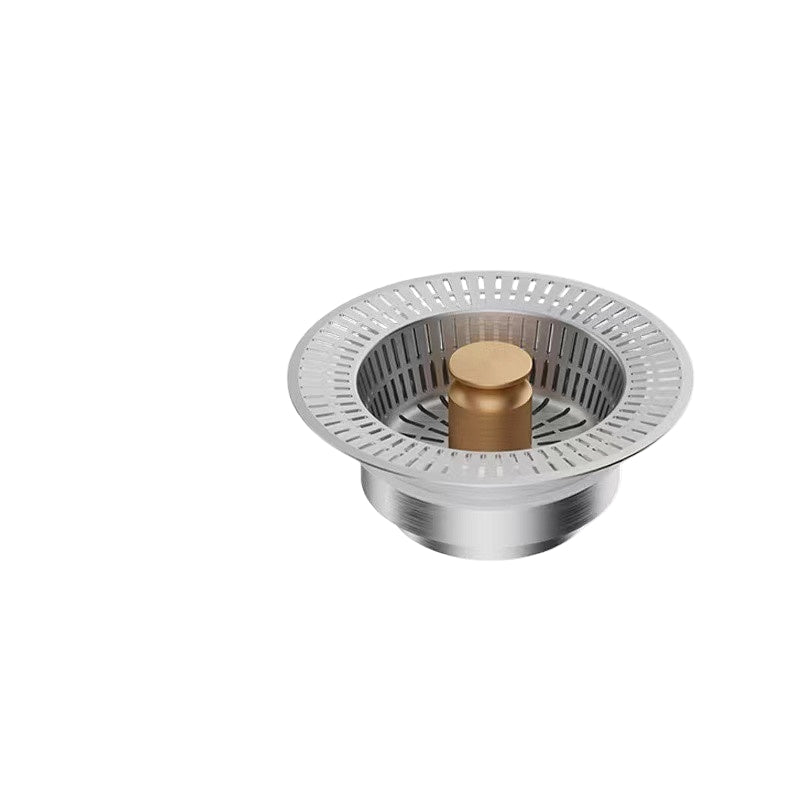 Sink water bouncing core with dimensions and specifications on a white background