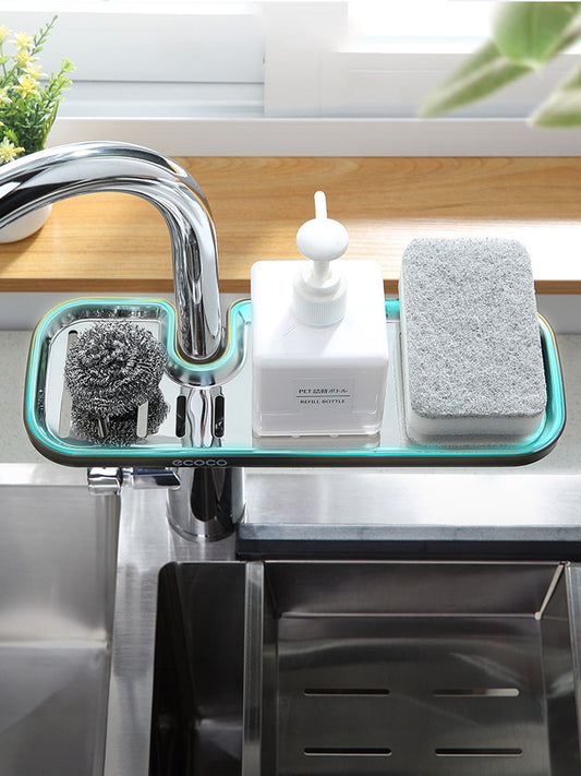 Stainless Steel Sink Storage Rack Kitchen Supplies