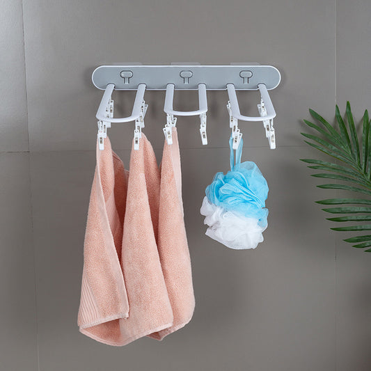 Infant & Children’s Windproof Clip Drying Rack – Folding Clothes Hanger