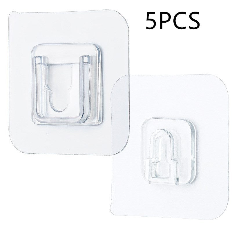 Punch-Free Mobile Fixed Socket Holder Rack Hook – Adhesive Wall-Mounted Organizer