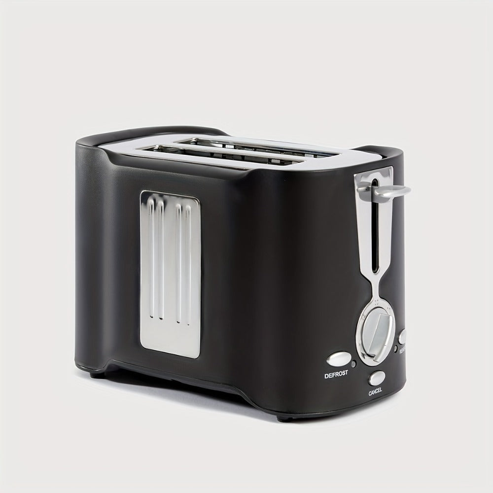 2 Slice Toaster – Quick & Even Results, Wide Slots, Drop-Down Crumb Tray, Stainless Steel