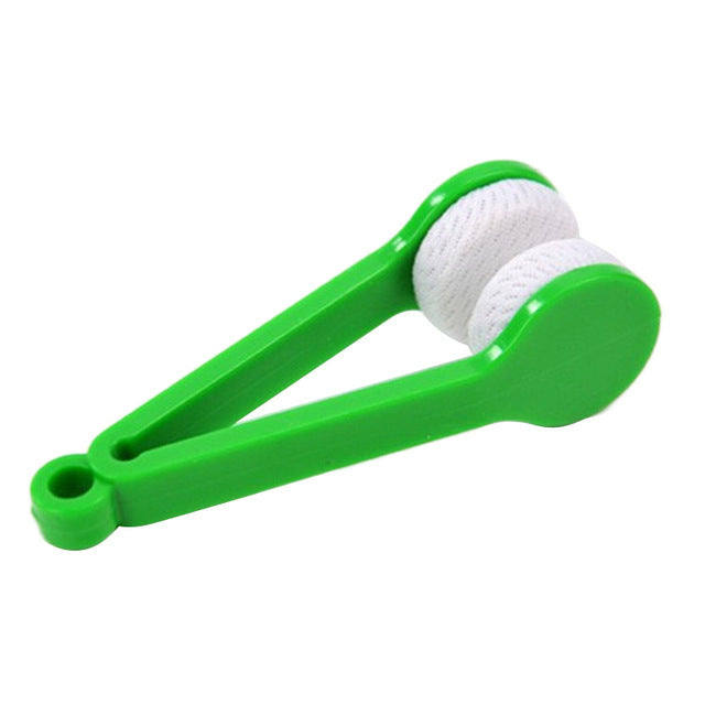 Portable Microfiber Glasses Cleaning Brush