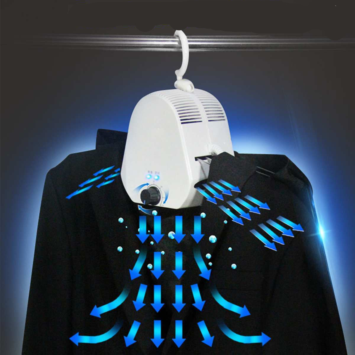 Travel Portable Electric Air Clothes Dryer Folding Fast Drying Machine Laundry Drying Clothes Hanger