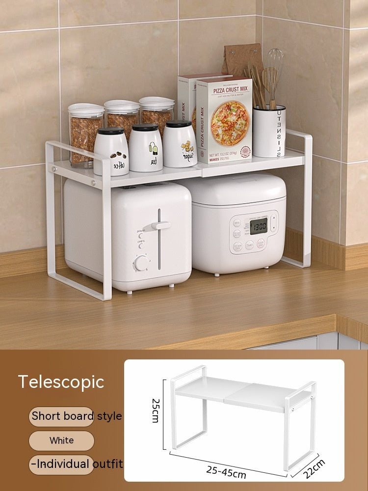 Kitchen Storage Retractable Cabinet Shelf – Multi-Purpose Detachable Organizer