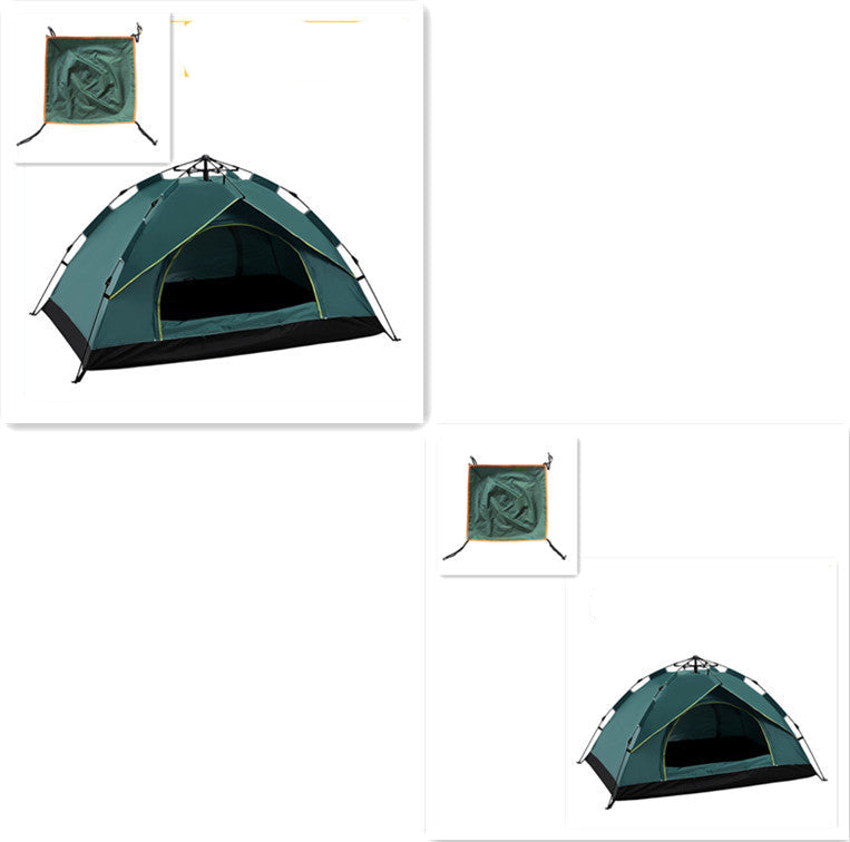 Automatic Spring-Type Quick Opening Tent – Sunscreen, Waterproof, and Spacious