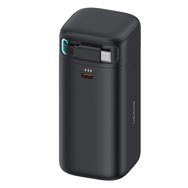 Multifunctional Dual-port Fast Charge Lightning Magnetic Holder Line Mobile Power Supply