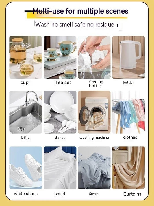 Bubble Active Oxygen Descaling Effervescent Tablets – Tableware and Tea Stain Cleaning Agent