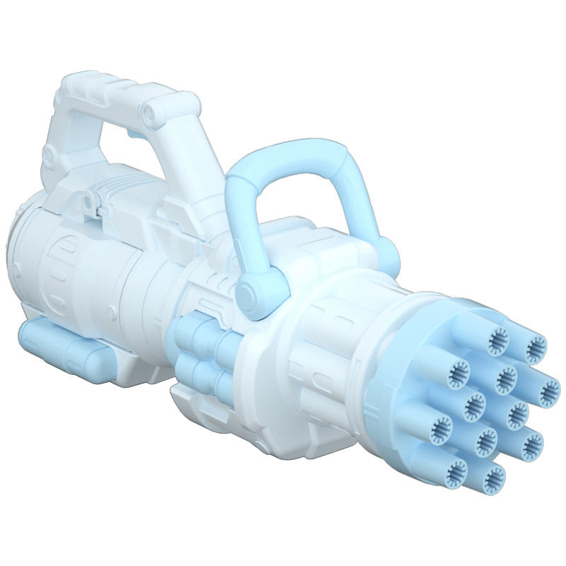 Toy gun with multiple nozzles on a white background