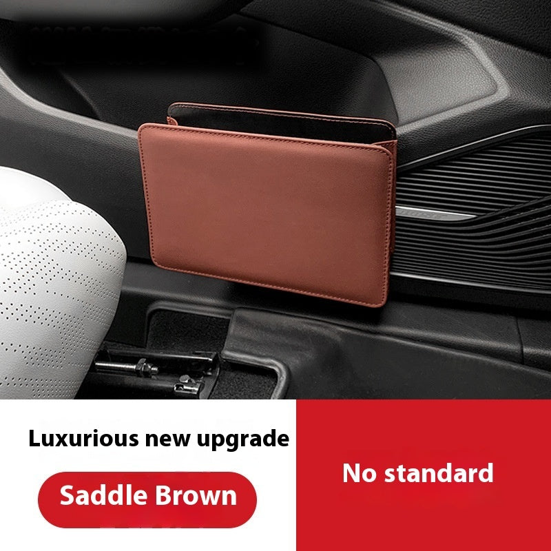 Car Door Hanging Leather Trash Container