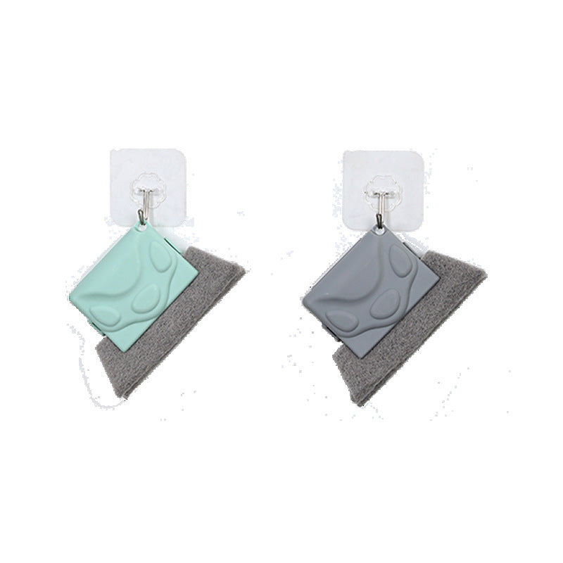Window Sill Groove Cleaning Brush with Sponge Wipes