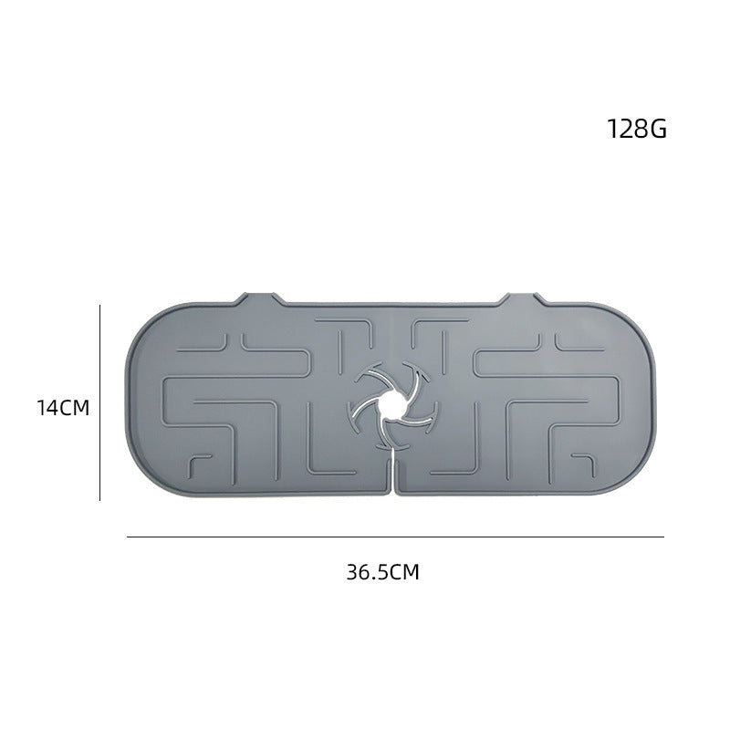 Kitchen Silicone Faucet Water Draining Pad