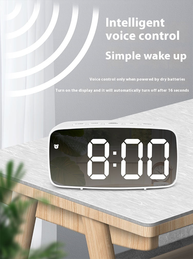 Creative Mirror Alarm Clock Multifunctional LED Clock