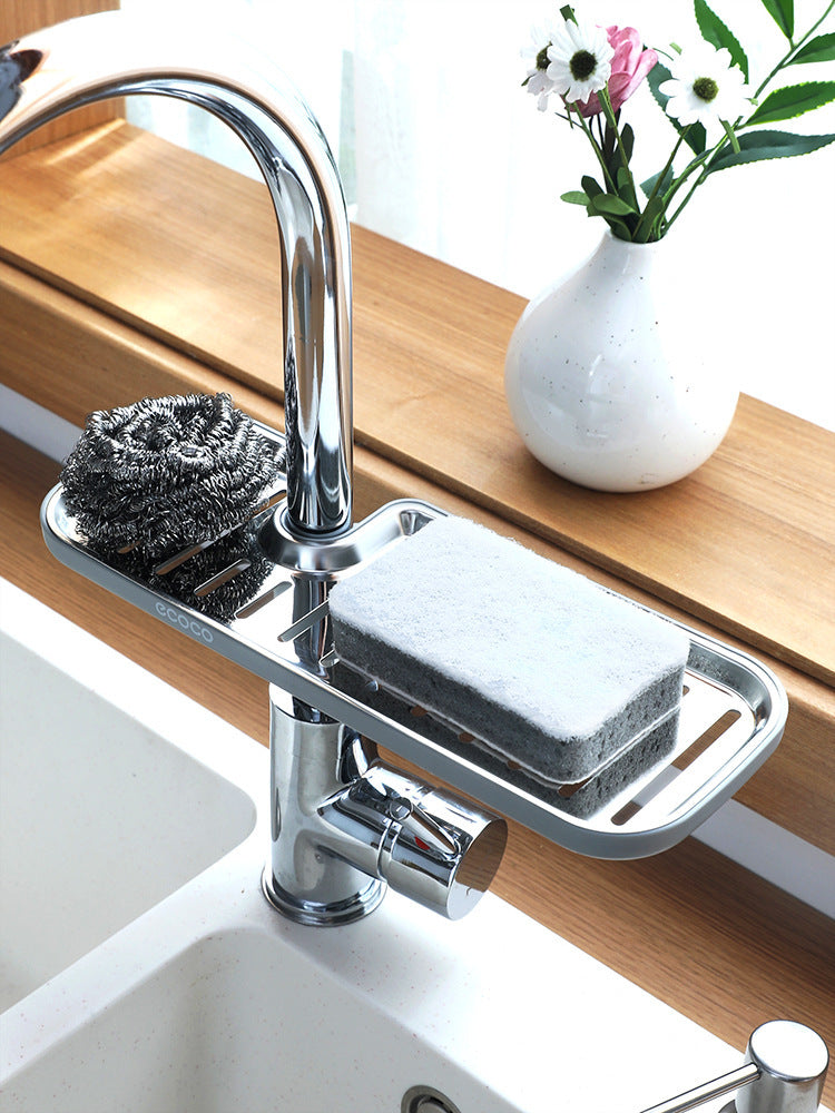 Stainless Steel Sink Storage Rack Kitchen Supplies