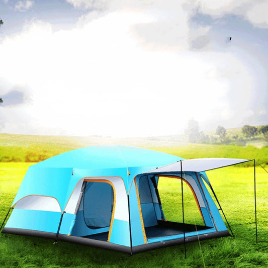 Outdoor Canopy Tent With Two Bedrooms