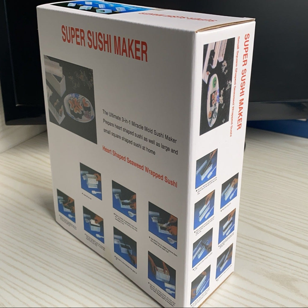 Super Sushi Maker packaging on a light surface