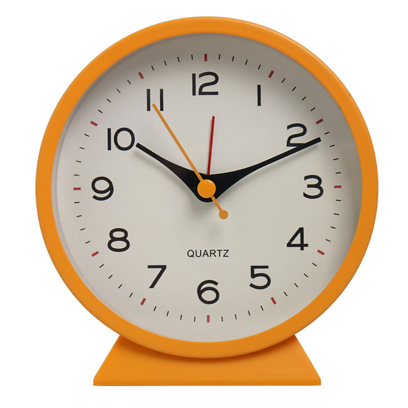Modern Minimalist Metal Little Alarm Clock Creative