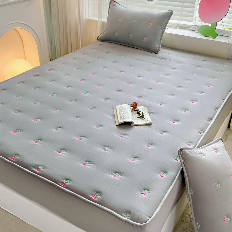 Maternal and Infant Grade Cotton Fitted Sheet – Single Piece for Simmons Mattress