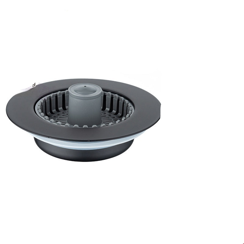 Sink deodorizing bounce core with ABS filter basket on a white background