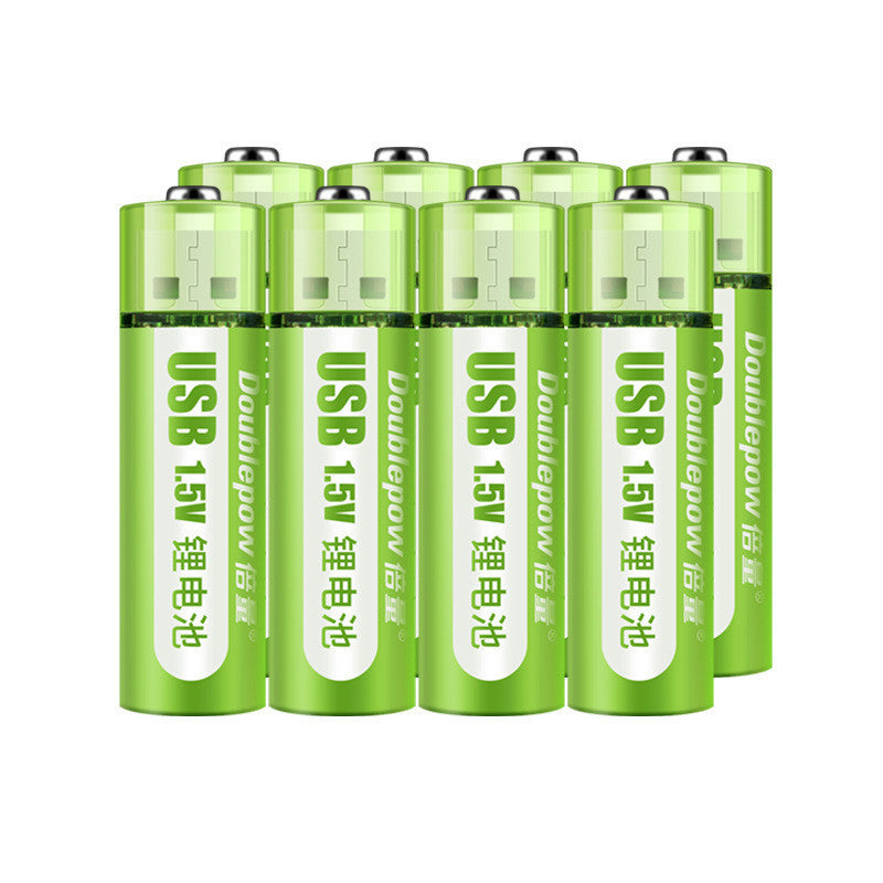 Ondaum USB Rechargeable Battery No. 5, No. 7 Lithium Battery, Large Capacity 1.5v Constant Voltage AA