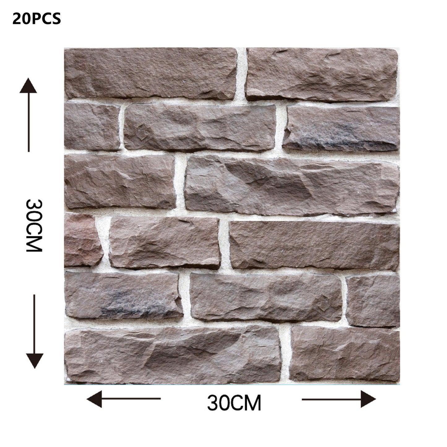 Marble Rock Crystal Tile Stickers Self-adhesive Wear-resistant Floor