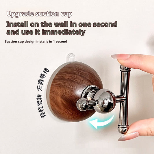 Wood Grain Sucker Hook – Modern Simplicity Space Organizer