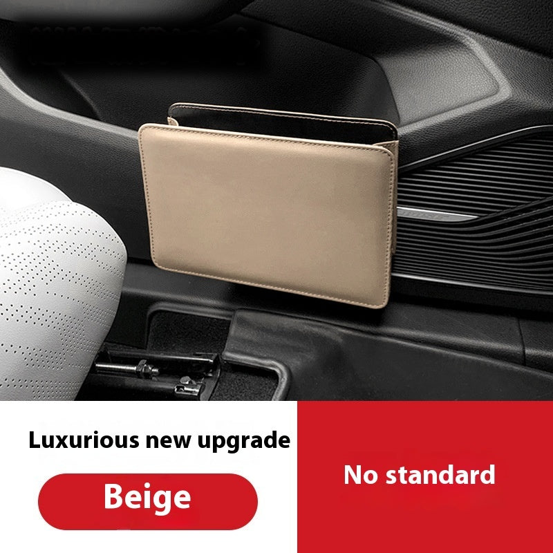 Car Door Hanging Leather Trash Container