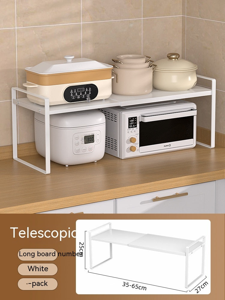 Kitchen Storage Retractable Cabinet Shelf – Multi-Purpose Detachable Organizer