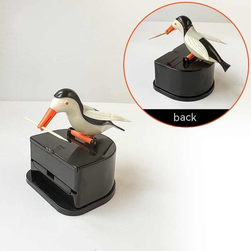 Household Push-type Bird Automatic Pop-up Toothpick Box
