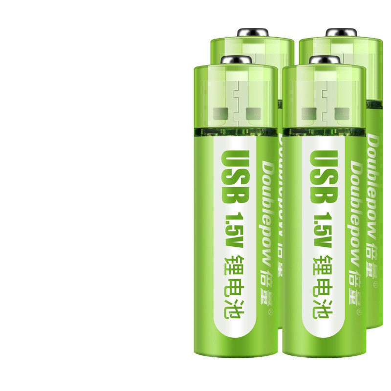 Ondaum USB Rechargeable Battery No. 5, No. 7 Lithium Battery, Large Capacity 1.5v Constant Voltage AA