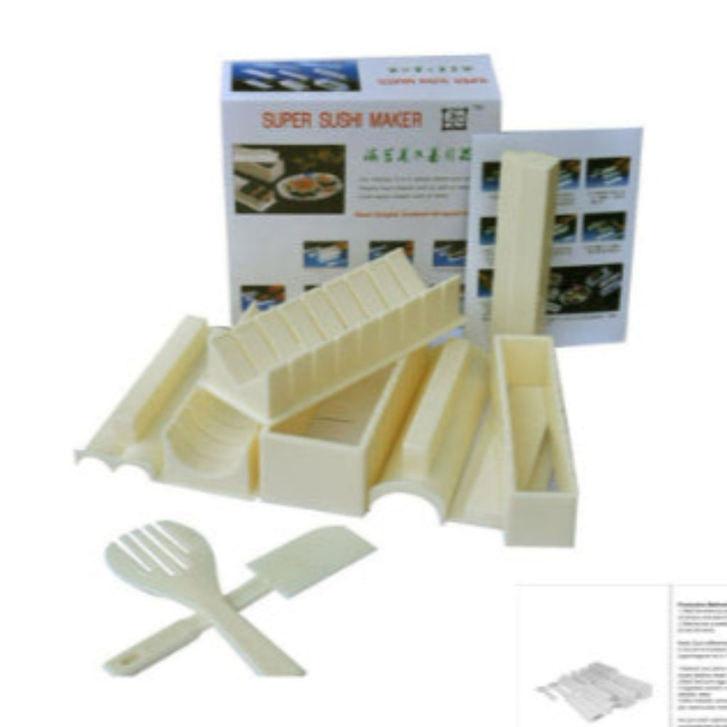 Super slide maker kit with slides, a fork, and a manual on a white background