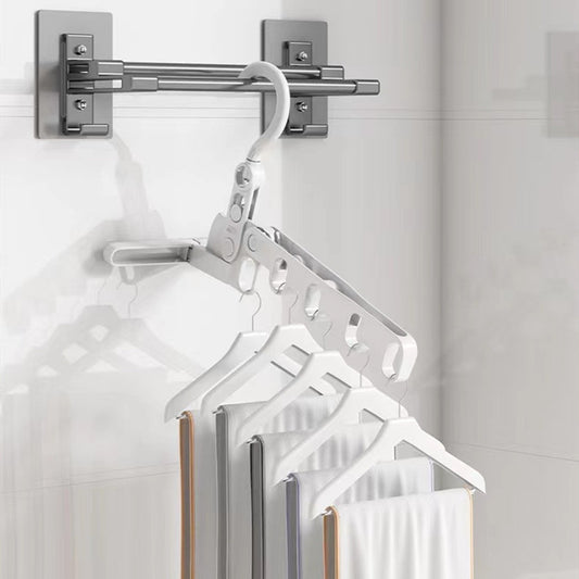 Portable Folding Clothes Hanger – Travel & Hotel Drying Rack