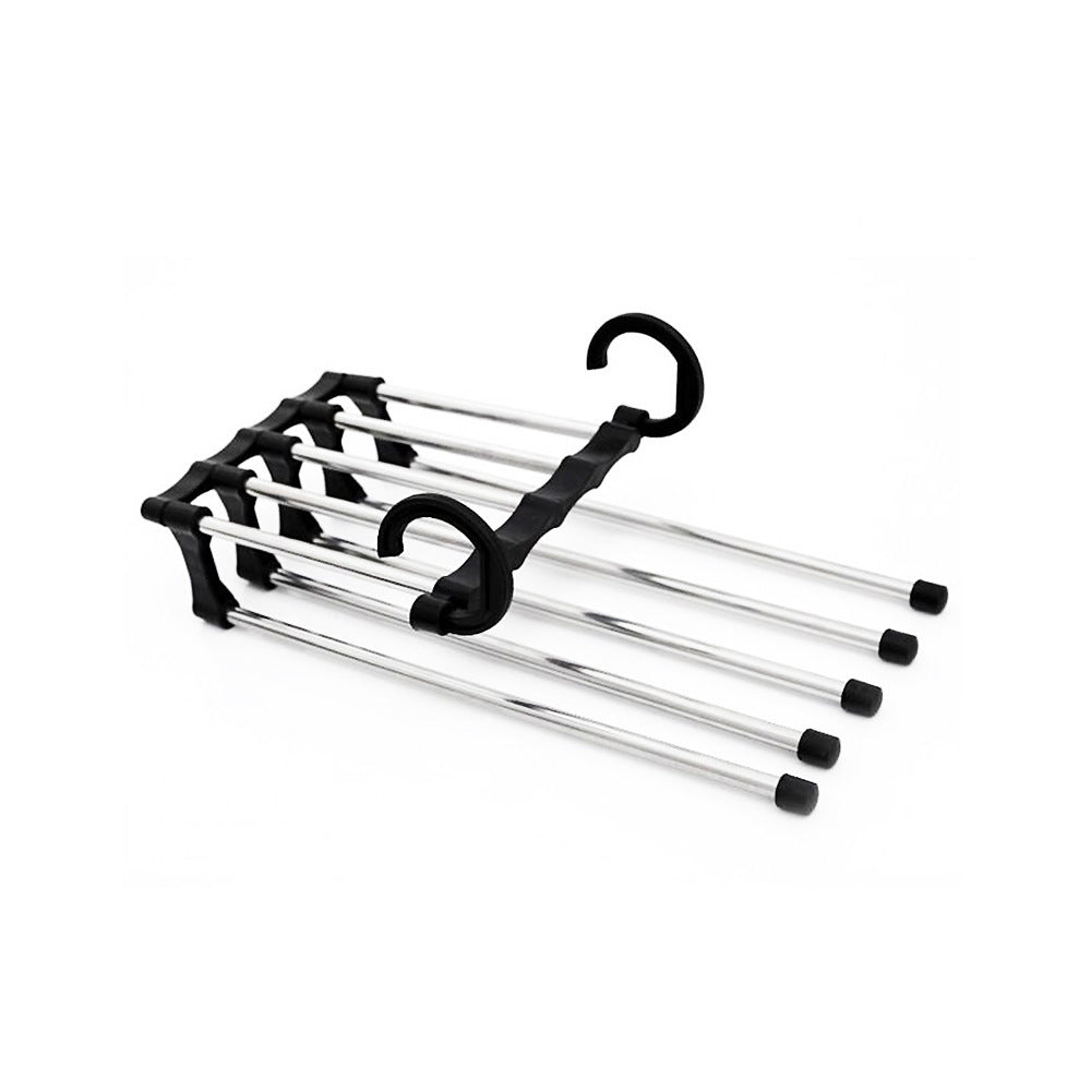 Telescopic Folding Pants Hanger Household Magic Pants Trousers Hanger Wardrobe Storage