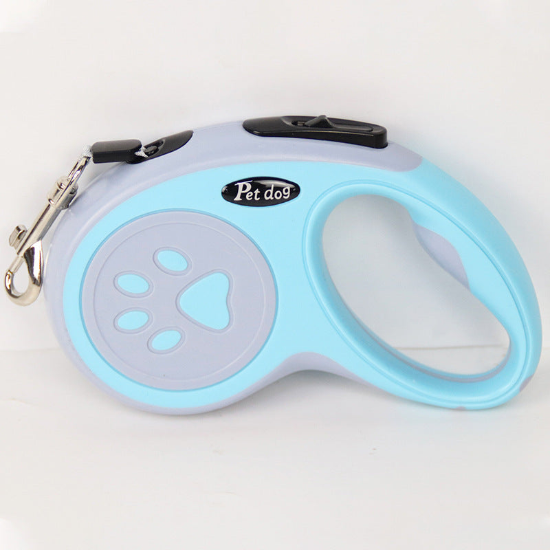 One-Click Brake Retractable Dog Walking Leash – Hand-Holding Rope
