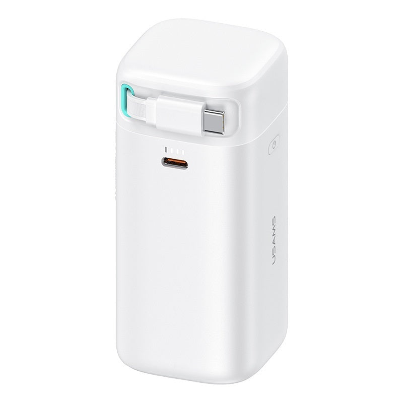 Multifunctional Dual-port Fast Charge Lightning Magnetic Holder Line Mobile Power Supply