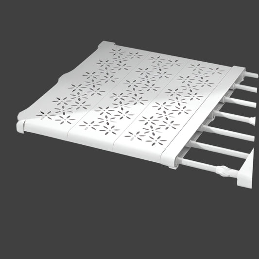 Adjustable Telescopic Wardrobe Divider Shelf