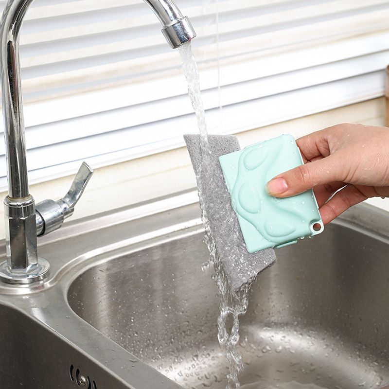 Window Sill Groove Cleaning Brush with Sponge Wipes