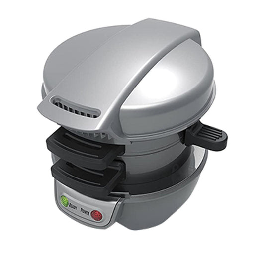 110V Hamburger Maker Sandwich Machine – Fried Egg Toaster, Semi-Automatic Breakfast Machine