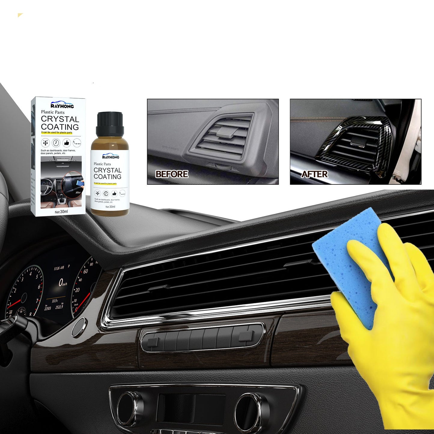 Plastic Refurbishment Coating – Car Interior Cleaning & Maintenance Solution