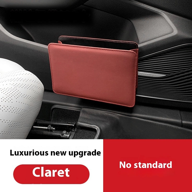 Car Door Hanging Leather Trash Container