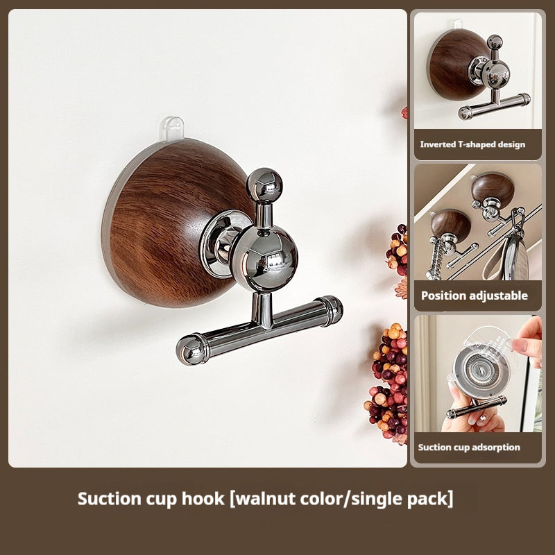 Wood Grain Sucker Hook – Modern Simplicity Space Organizer