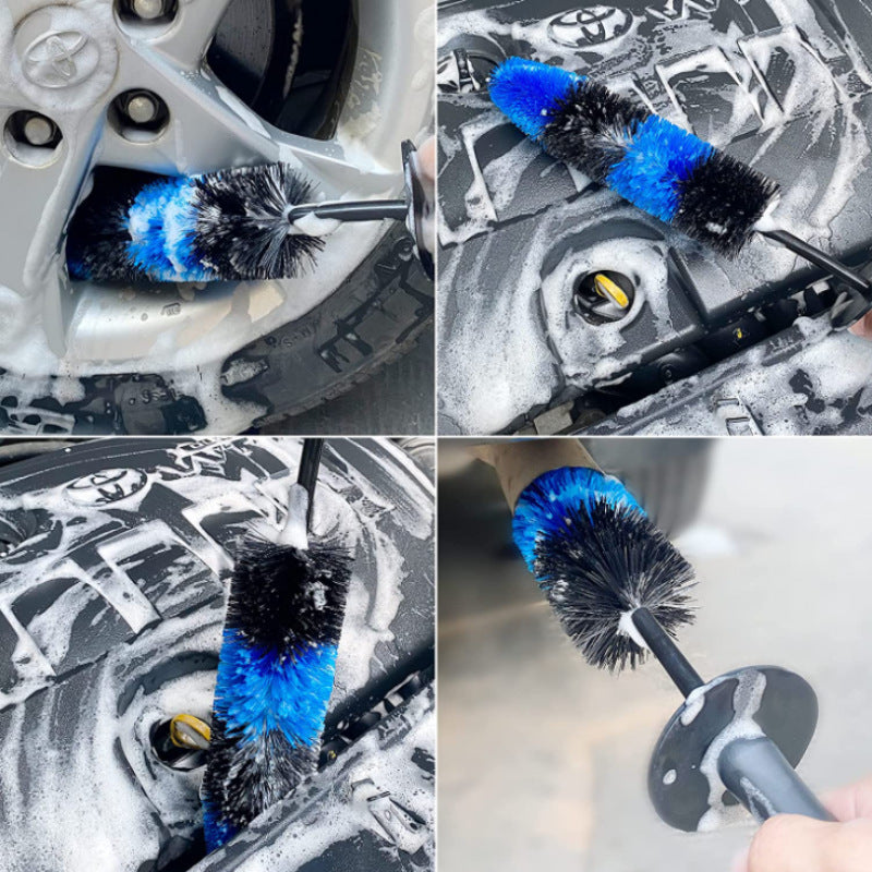 Car Wheel Hub & Engine Compartment Cleaning Brush – Durable Tire & Car Wash Brush