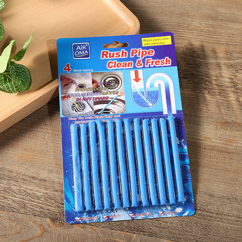Sewer Cleaning Stick – Dredging & Deodorizing Solution for Kitchen Pipes