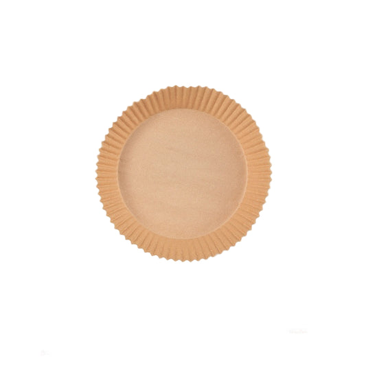 Air fryer paper bowl with blister packaging on a white background