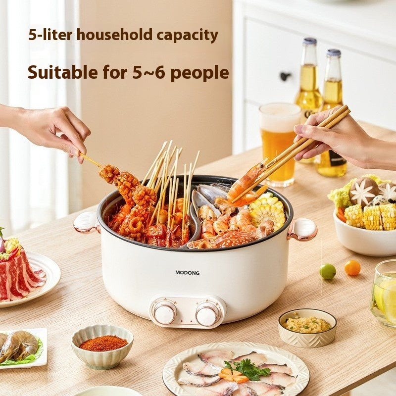 6L–8L Large Capacity Mandarin Duck Electric Chafing Dish – Multi-Functional Hot Pot