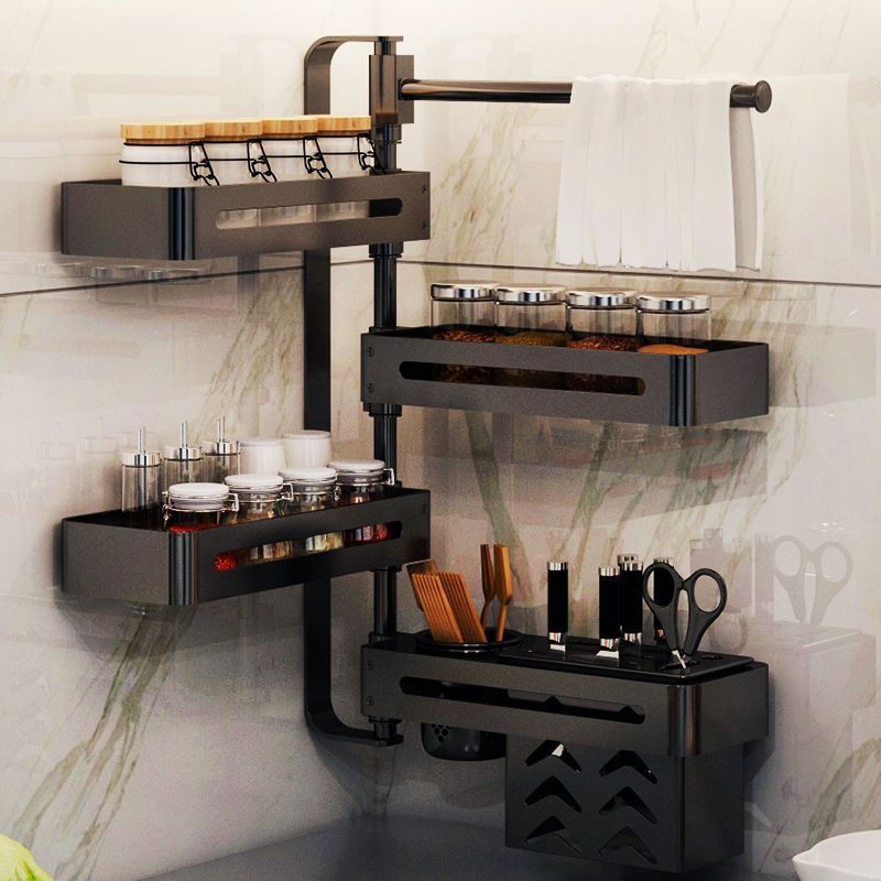 Kitchen Punch-Free Multi-Functional Storage Rack